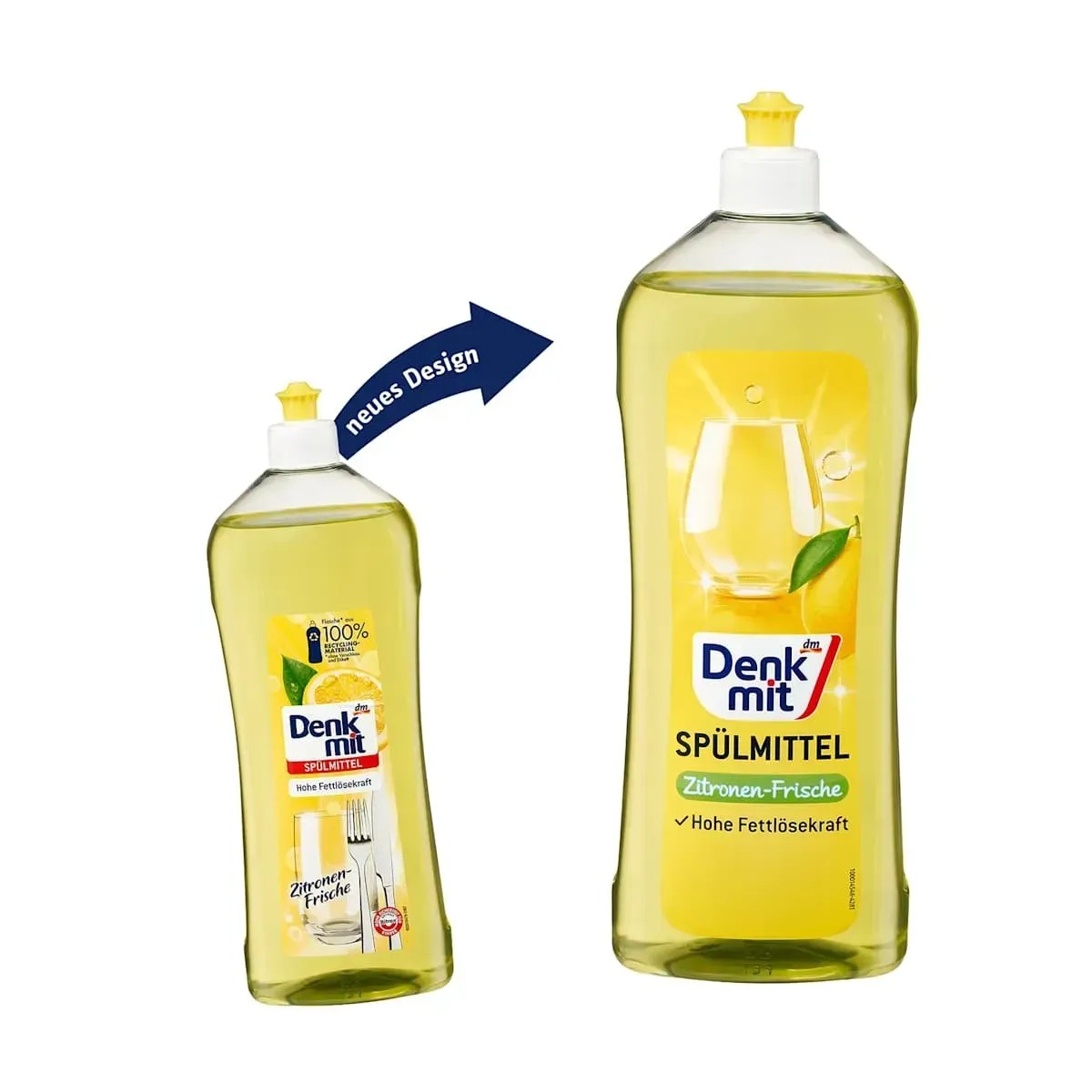 Засіб для миття посуду Denkmit Spulmittel Zitronen-Frische 1л22